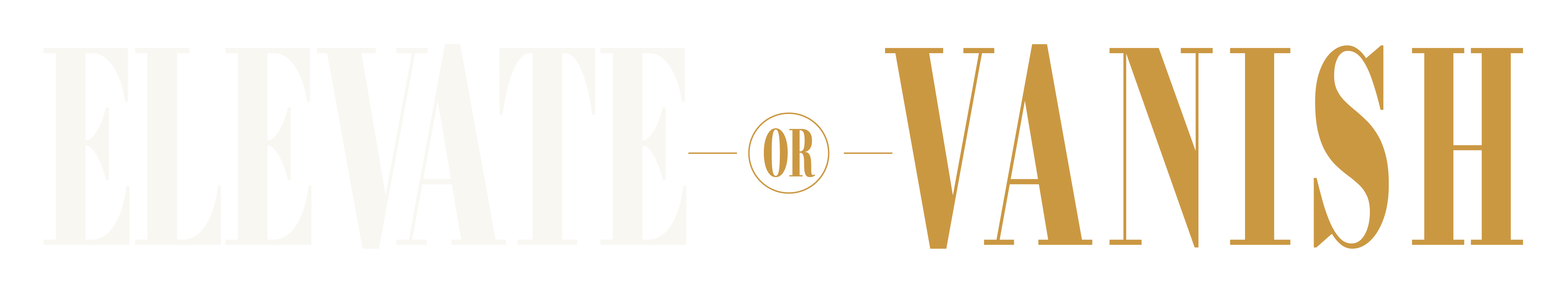 Elevate or Vanish