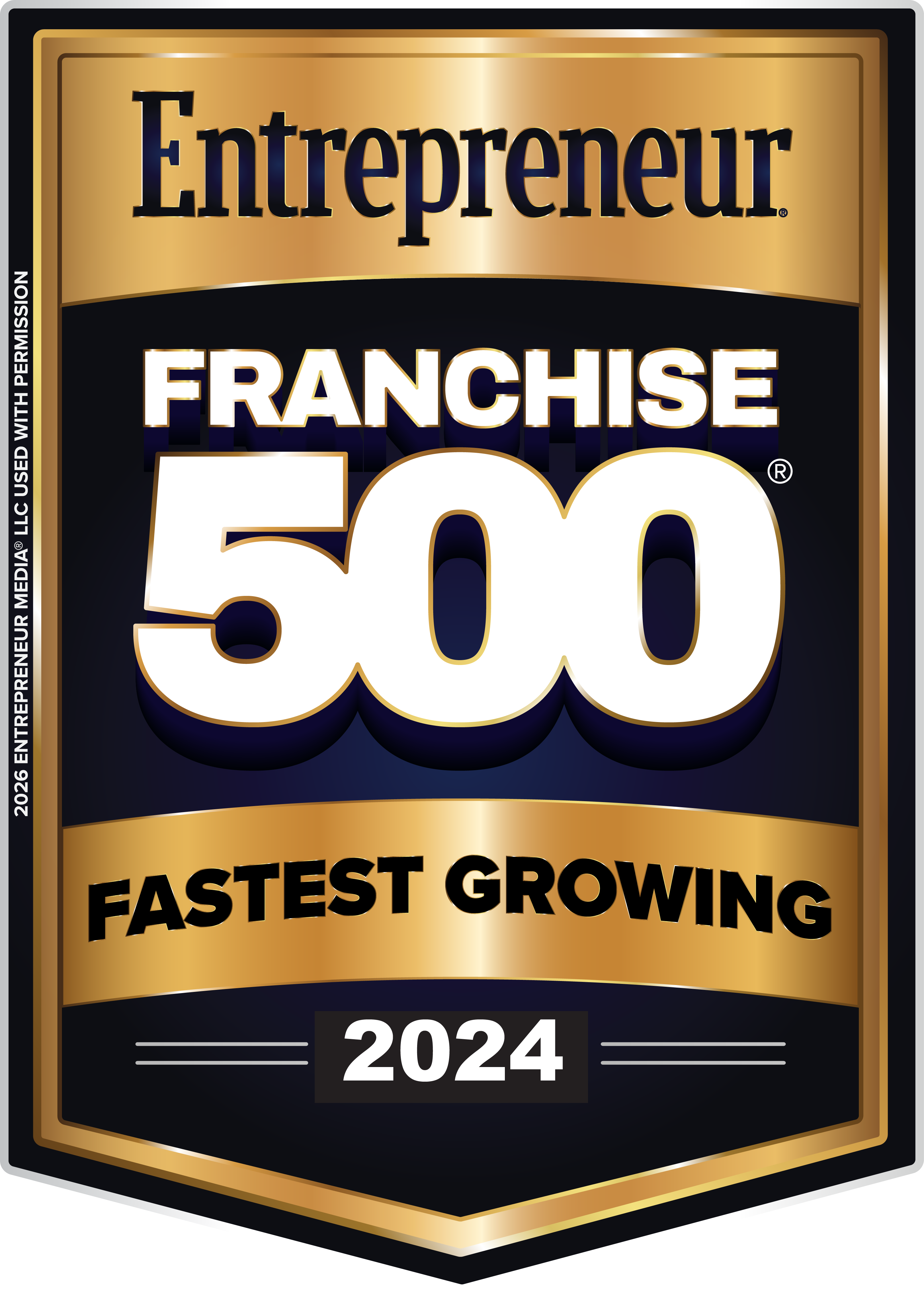 Entrepreneur Franchise 500 Fastest Growing 2024